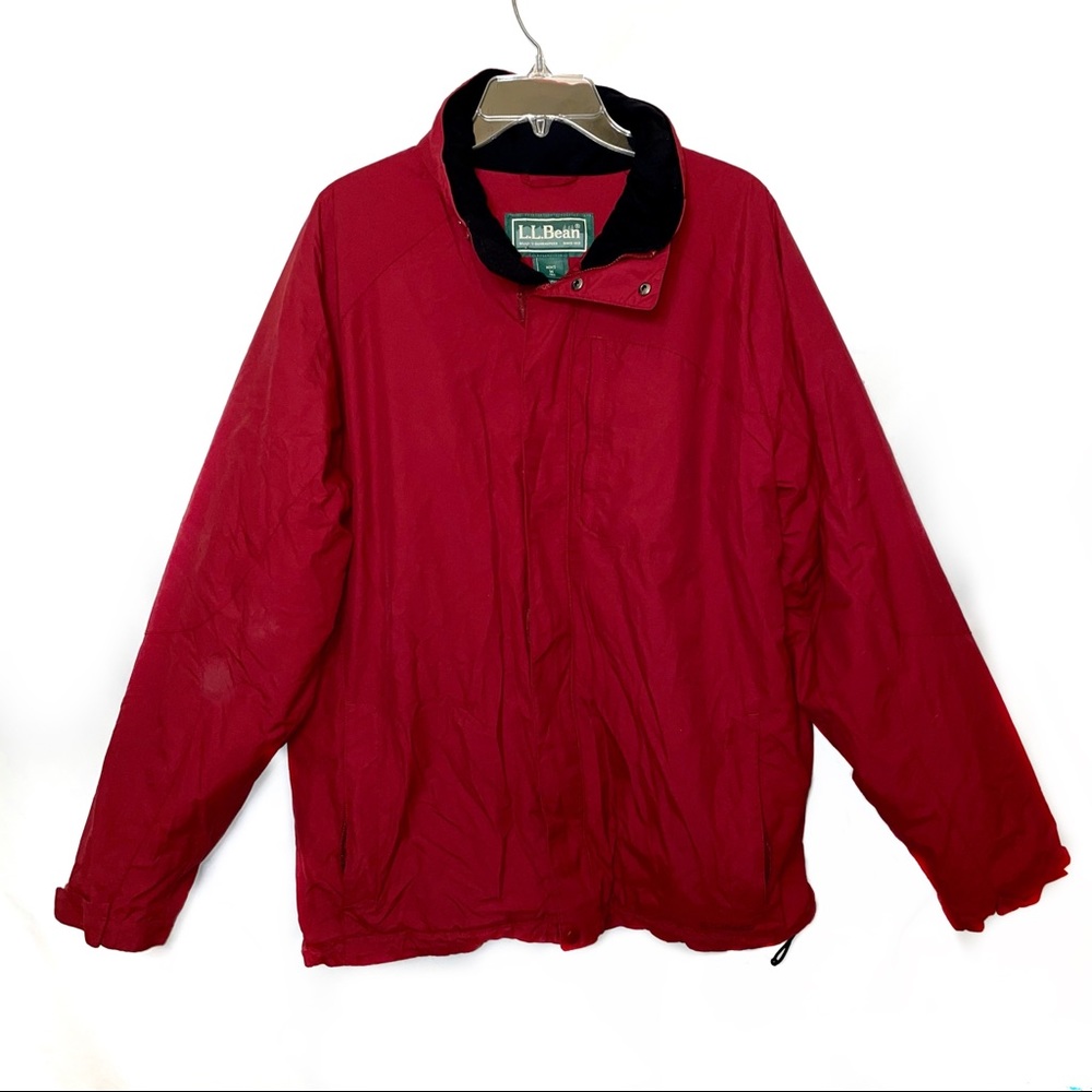 Vintage Red Men's LL Bean Primaloft Jacket